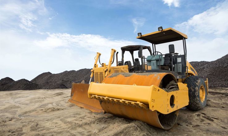 A bulldozer