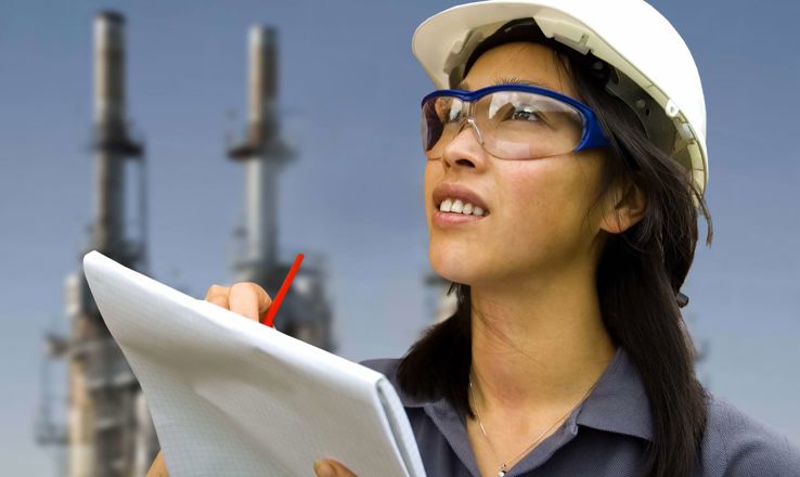Young female engineer