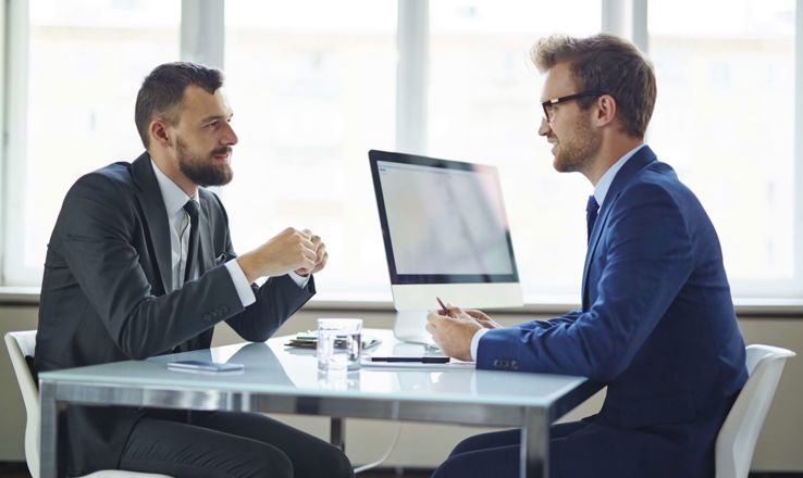 Job Candidate Being Interviewed