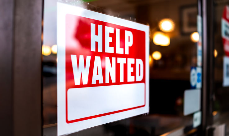 Help Wanted Sign For Businesses