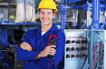 Happy Electrician
