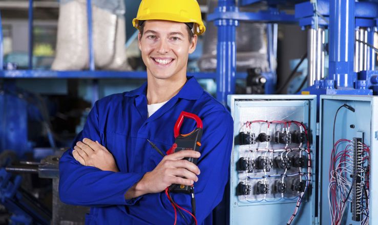 Happy Electrician