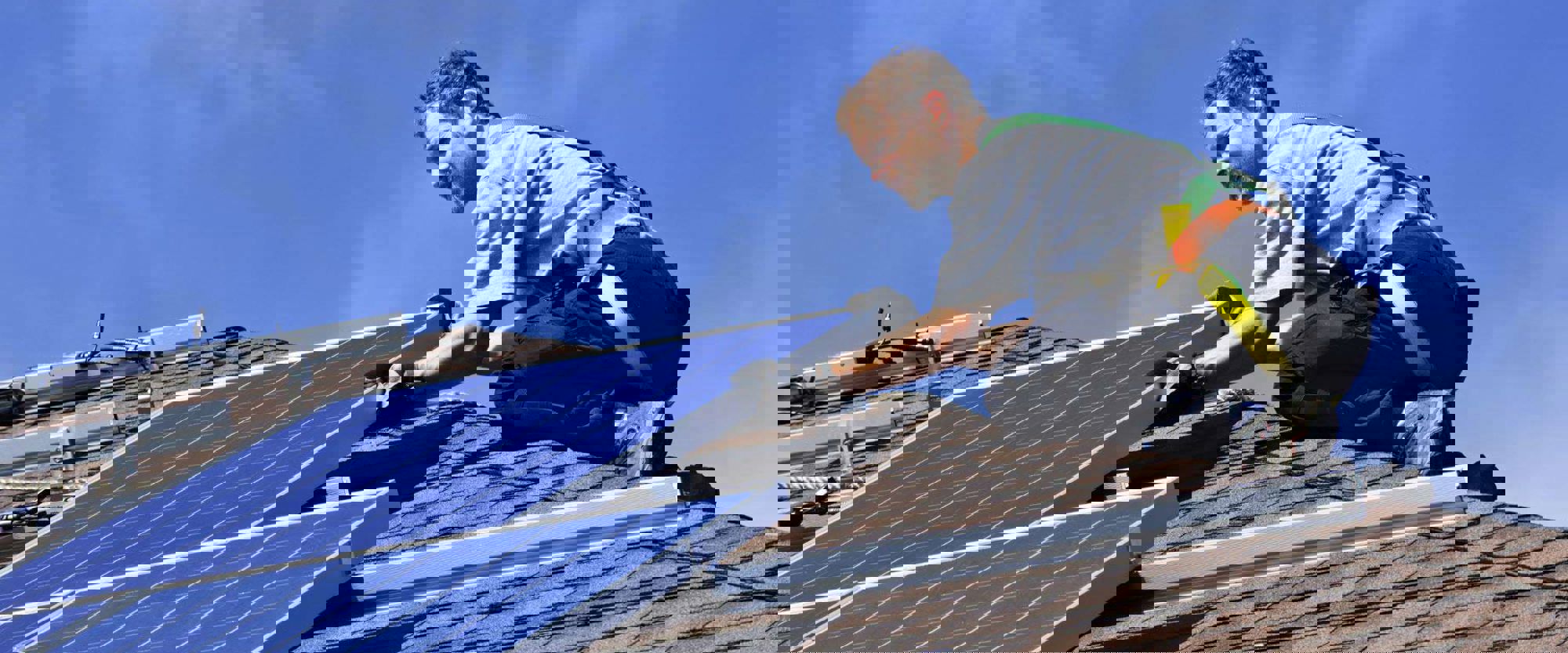 solar panel installation house