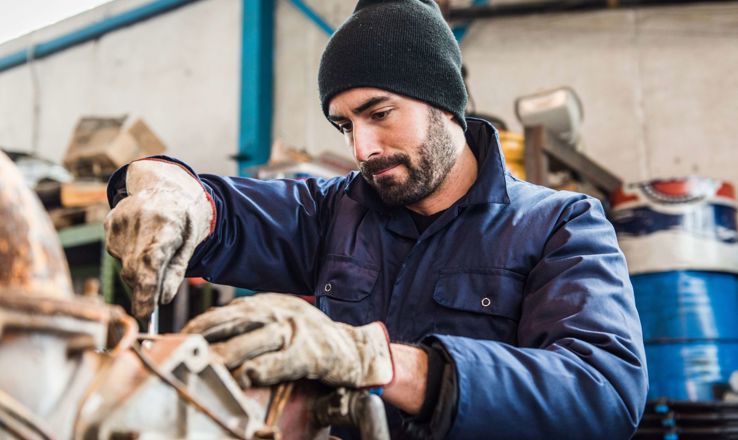Mechanic at work