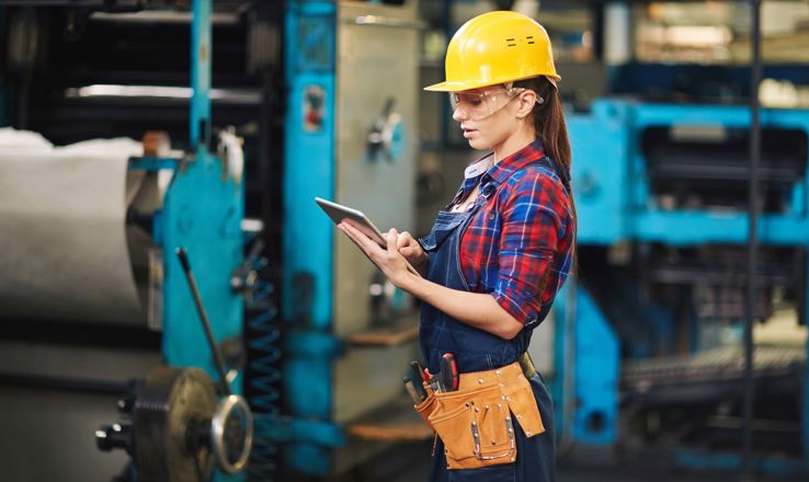 Female Industrial Worker